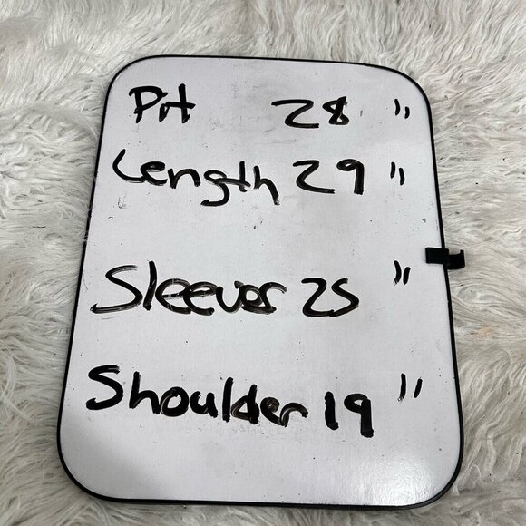 Woman Within Size 2X (18 / 20) Jacket Zipper Front Linen Rayon Blend Cyan Blue - Picture 12 of 12